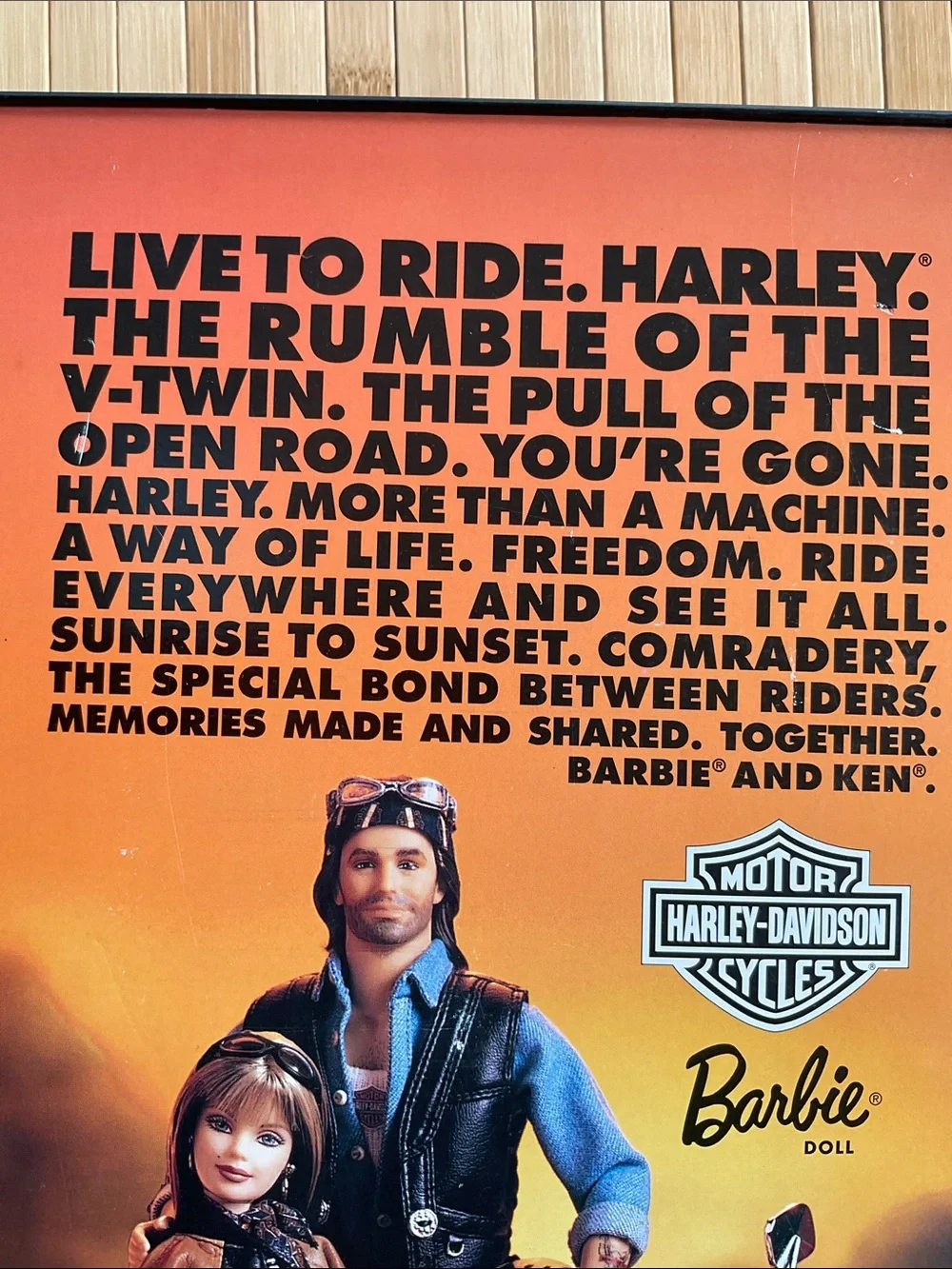 Harley Davidson Motorcycles Barbie Doll 1999